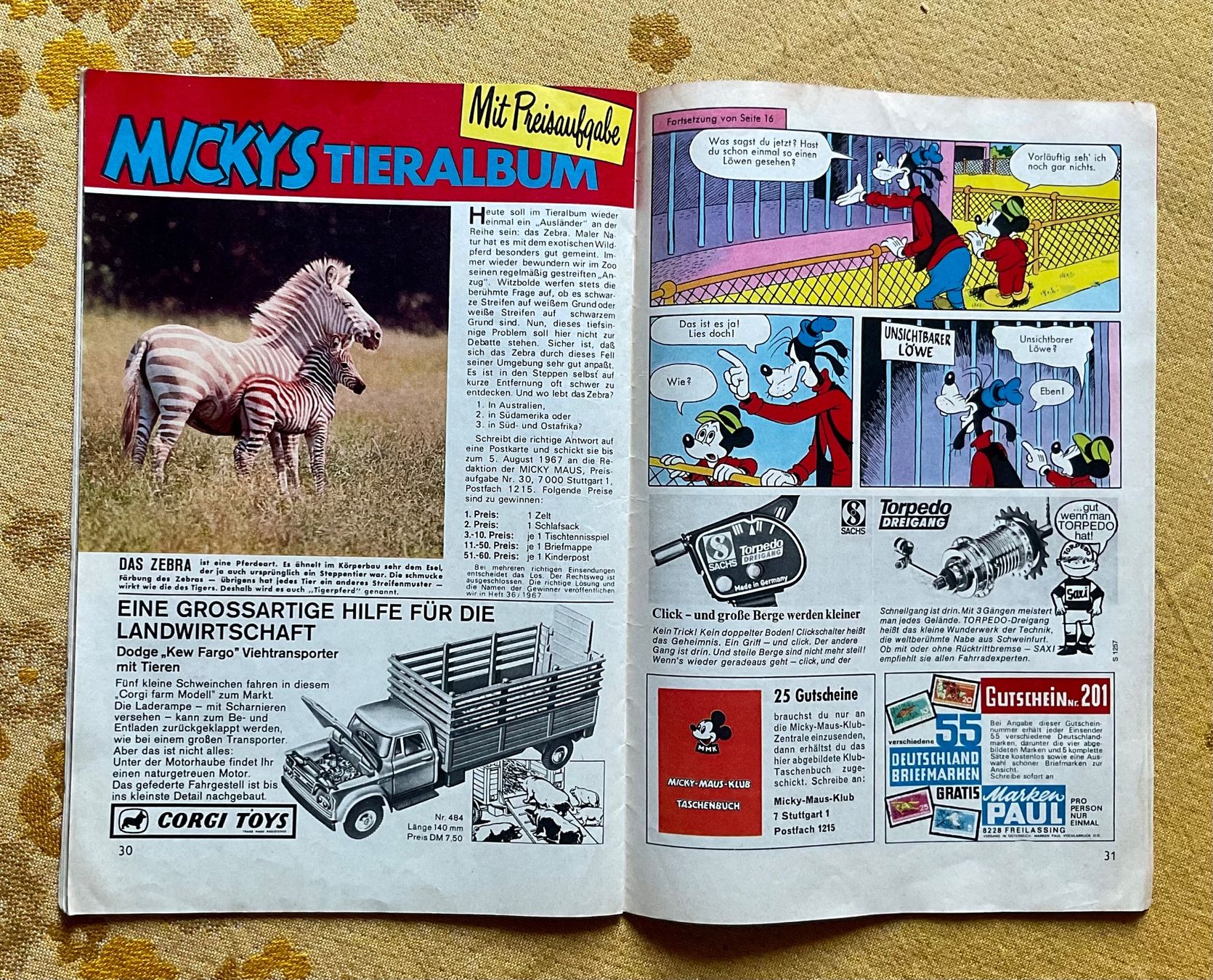 Comics: Micky Maus Heft Nr 30 von 1967 – Gebraucht aus Endingen von nathan05 6
