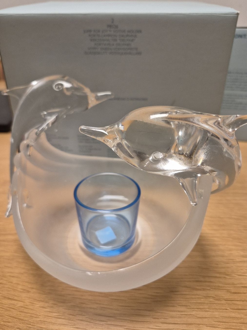 Partylite Portacandele: partylite kerzenhalter Delfine – Nuovo (secondo la descrizione) da Buttikon SZ venduto da sefa02 1