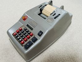 mechanische Schweizer Rechenmaschine "PRECISA SALDOQUICK"