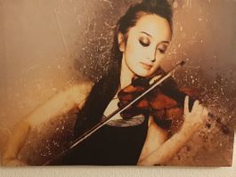 LED Kunstbild Bella Violio Geigenspielerin