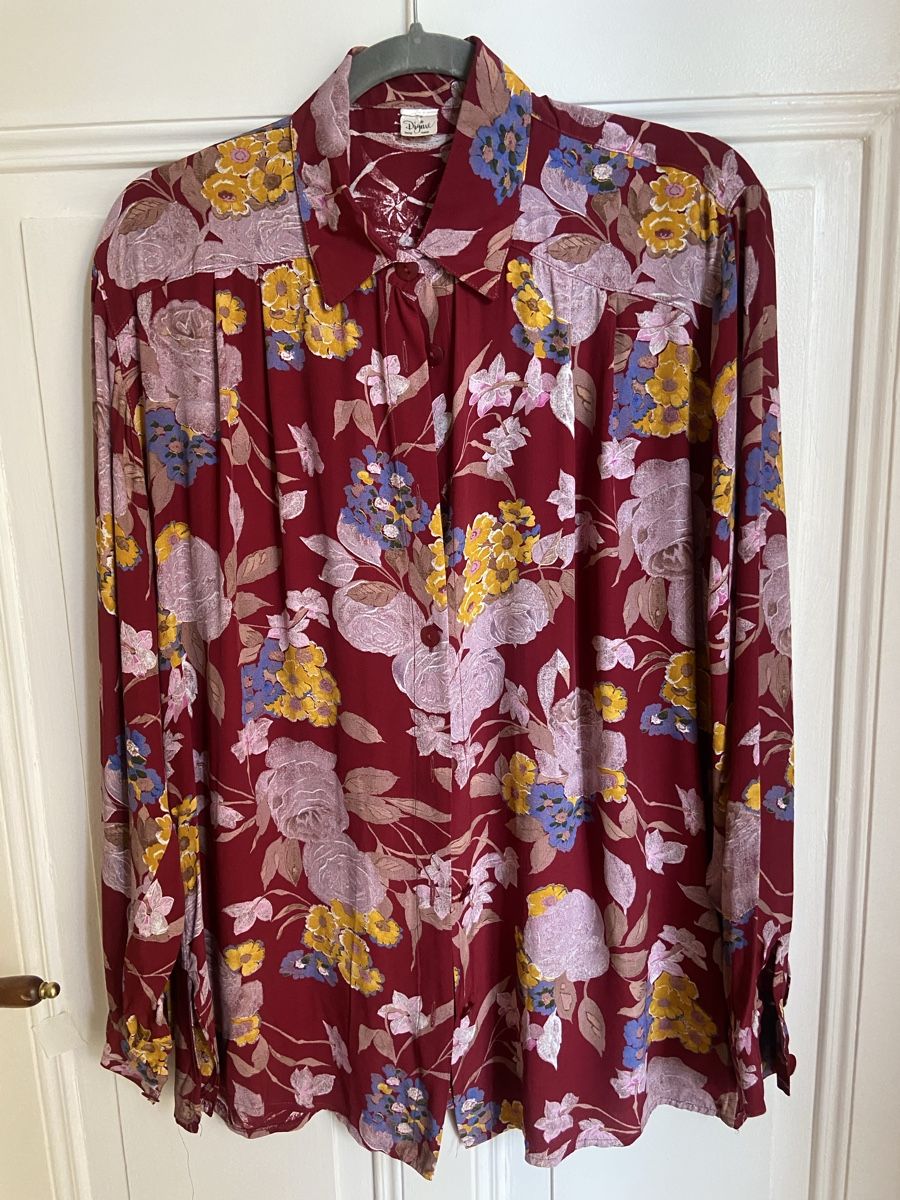 Camicette: Vintage Bluse, Viskose Gr. 38(L) – Usato da Zürich venduto da Unique2400