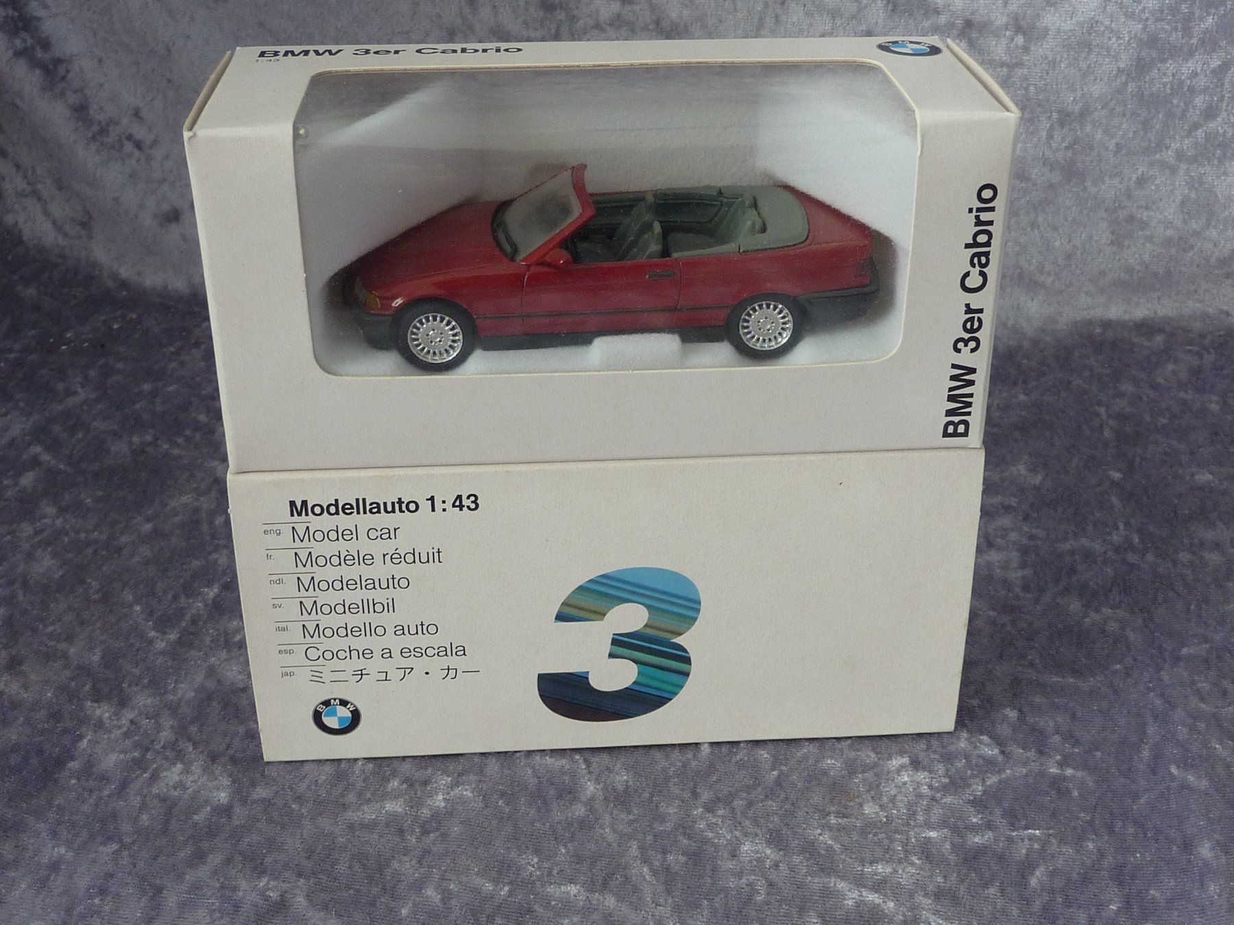 BMW Modellini d'auto: BME 3er Cabrio E36  1:43 – Usato da Dürrenäsch venduto da modellautos4you 1