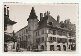 Postkarte 1935 Morges, Hotel de Ville et Poste