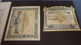 SWISS AIR Lot 4 historische Wertpapier-Coupons