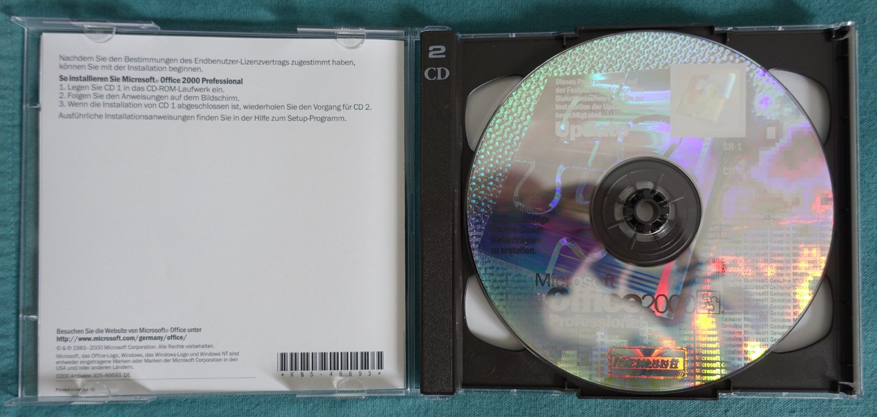 Microsoft Software: Microsoft Office 2000 Update in Originalverpackung – Usato da Lohn-Ammannsegg venduto da Vizechef 4
