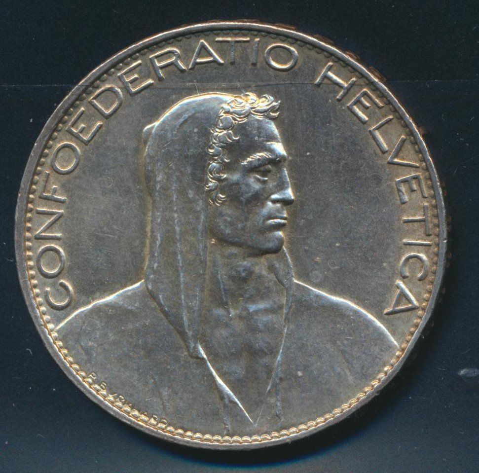 Tutti le monete: 5 Fr. 1926 vz – Usato da Roggwil BE venduto da Stampdealer3 1