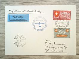 TR66 Enveloppe + Timbre Suisse 1939