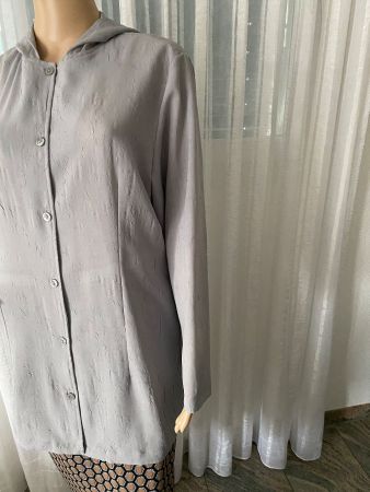 perfekter Auftritt - spezielle Kapuzen-Jacke, grau, Gr. L