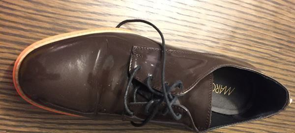 Marc Cain Scarpe da donna: Marc Cain Lack-Plateauschnürer Gr 37 – Nuovo (secondo la descrizione) da Volketswil venduto da praxis12 3