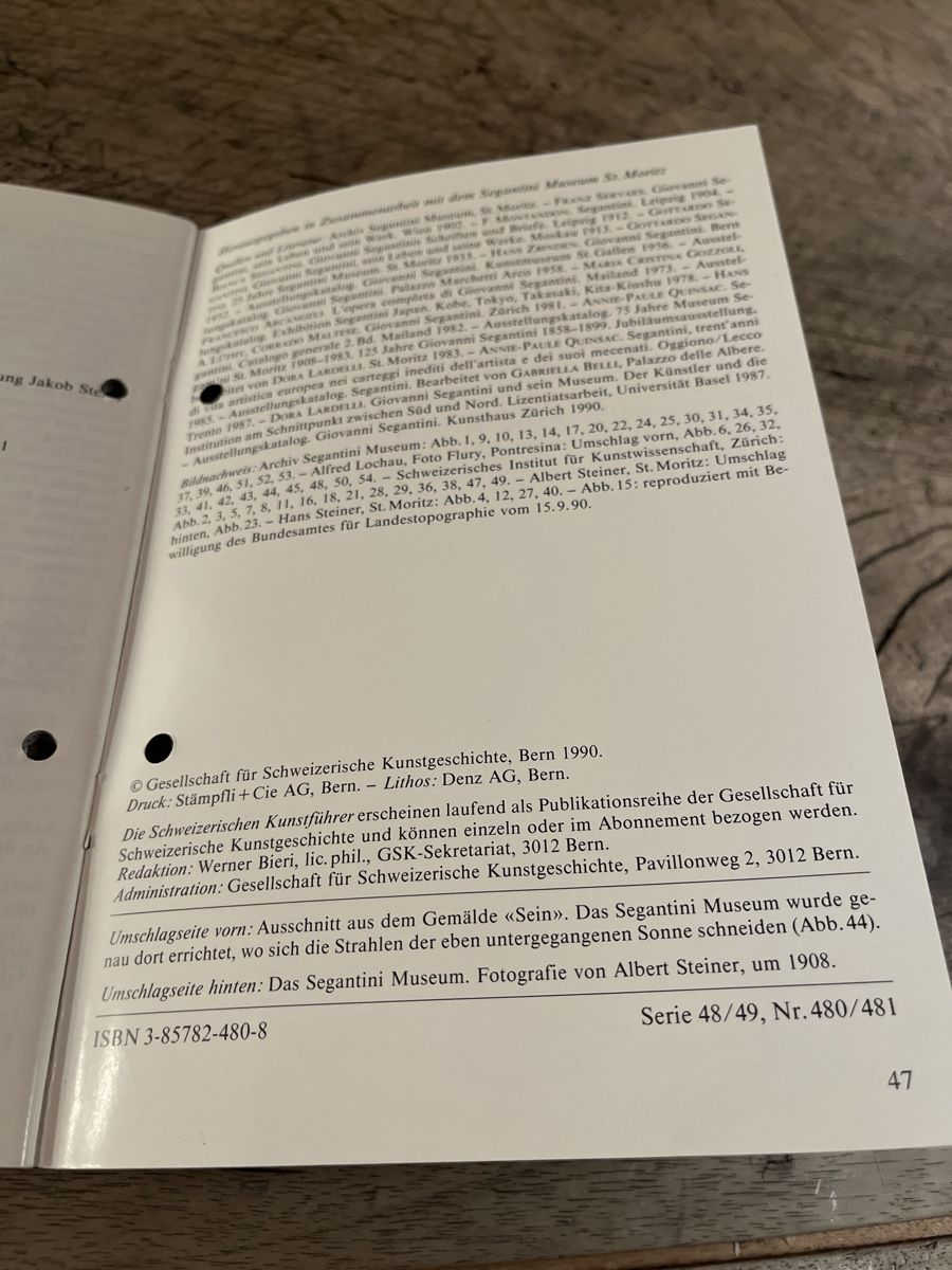 Bücher: Segantini Museum Kunstführer St. Moritz, neuwertig – Gebraucht aus Zuoz von Grr1974 3