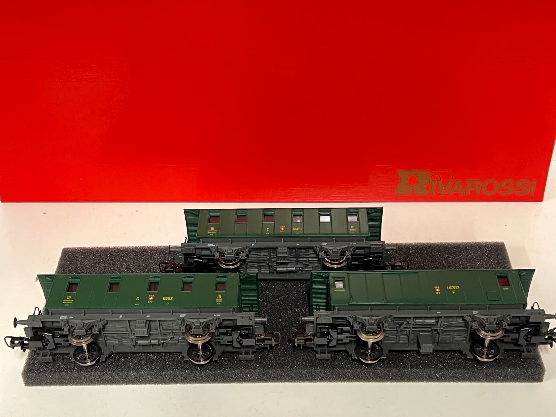 Rivarossi Trains électriques: RIVAROSSI 3664 OLDTIMER-SET SBB CFF H0 DC – Neuf (Voir description) à Neuenhof par ludovicco 7