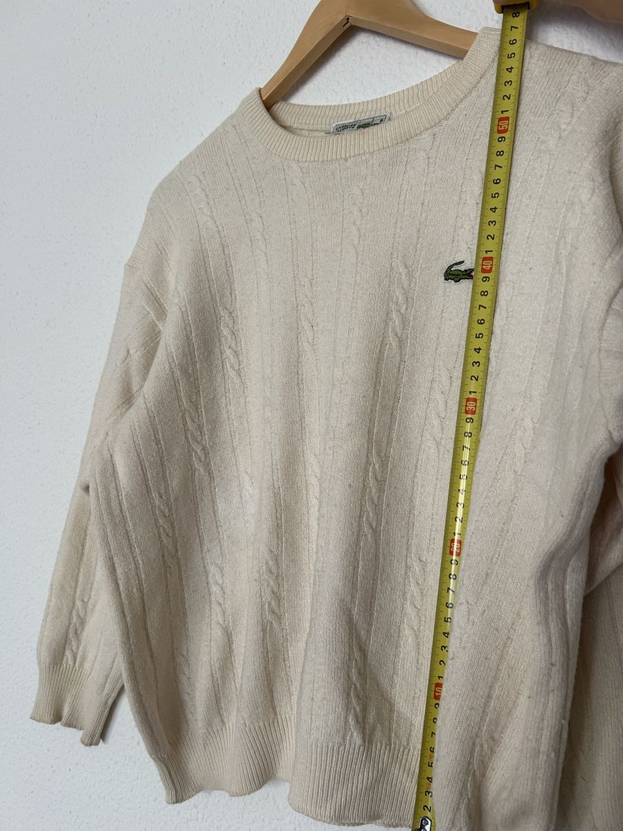 Lacoste Pullover & Sweatshirts: Pull Lacoste beige maille tressée taille 3 état correct – Gebraucht aus Morges von cat_6cm9 2