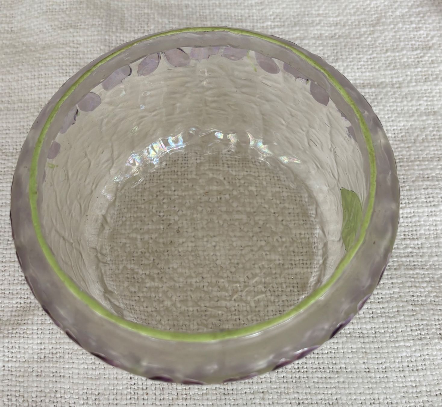 Alle Dekorationen: Antike Deckeldose Jugendstil, Handbemaltes Glas&Messing, Top – Gebraucht aus Zürich von bmw_q6zk 5