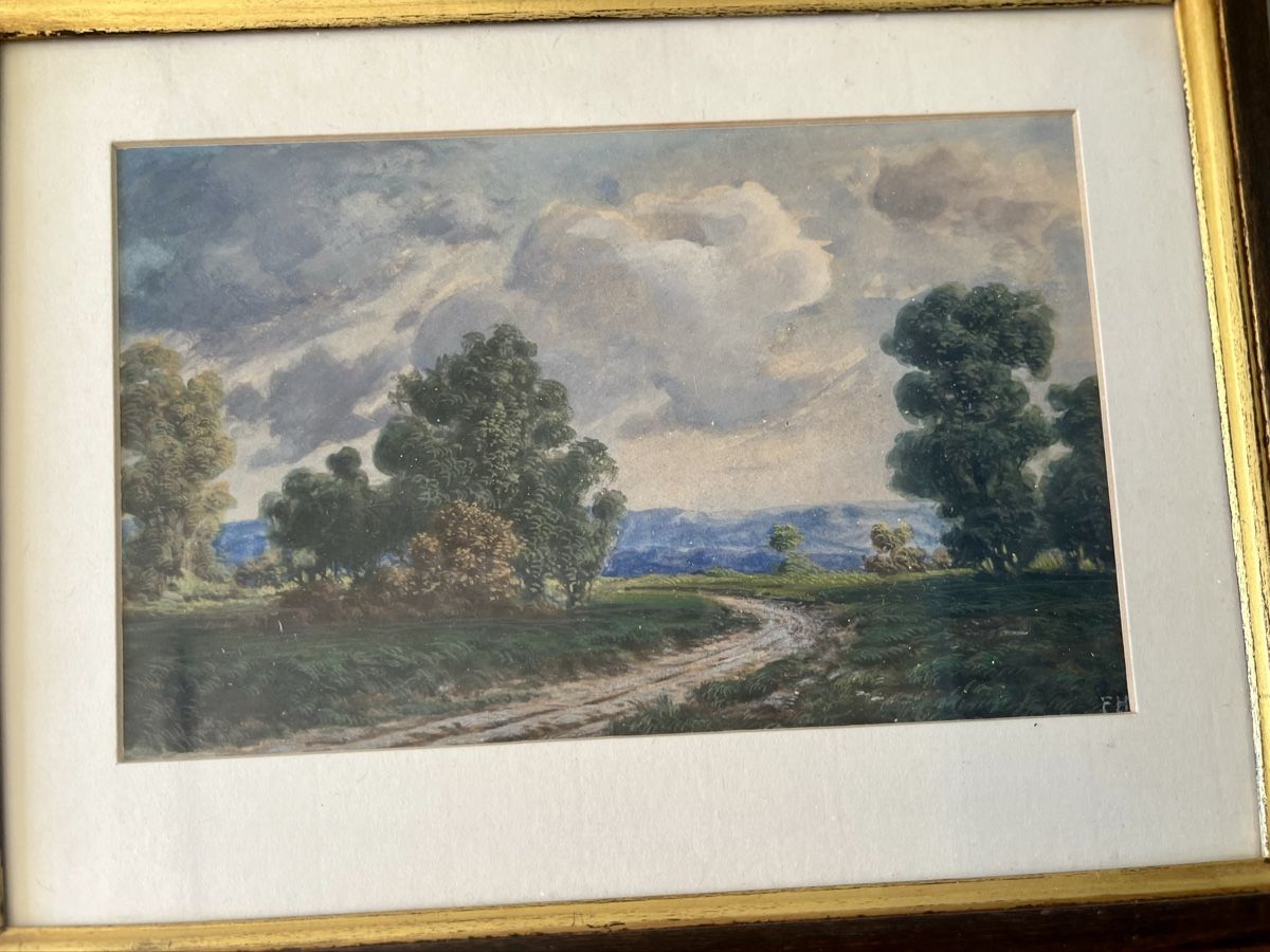 Gemälde: Schönes Aquarell von Friedrich Hasselwander – Gebraucht aus Ottikon von san_w99n 2