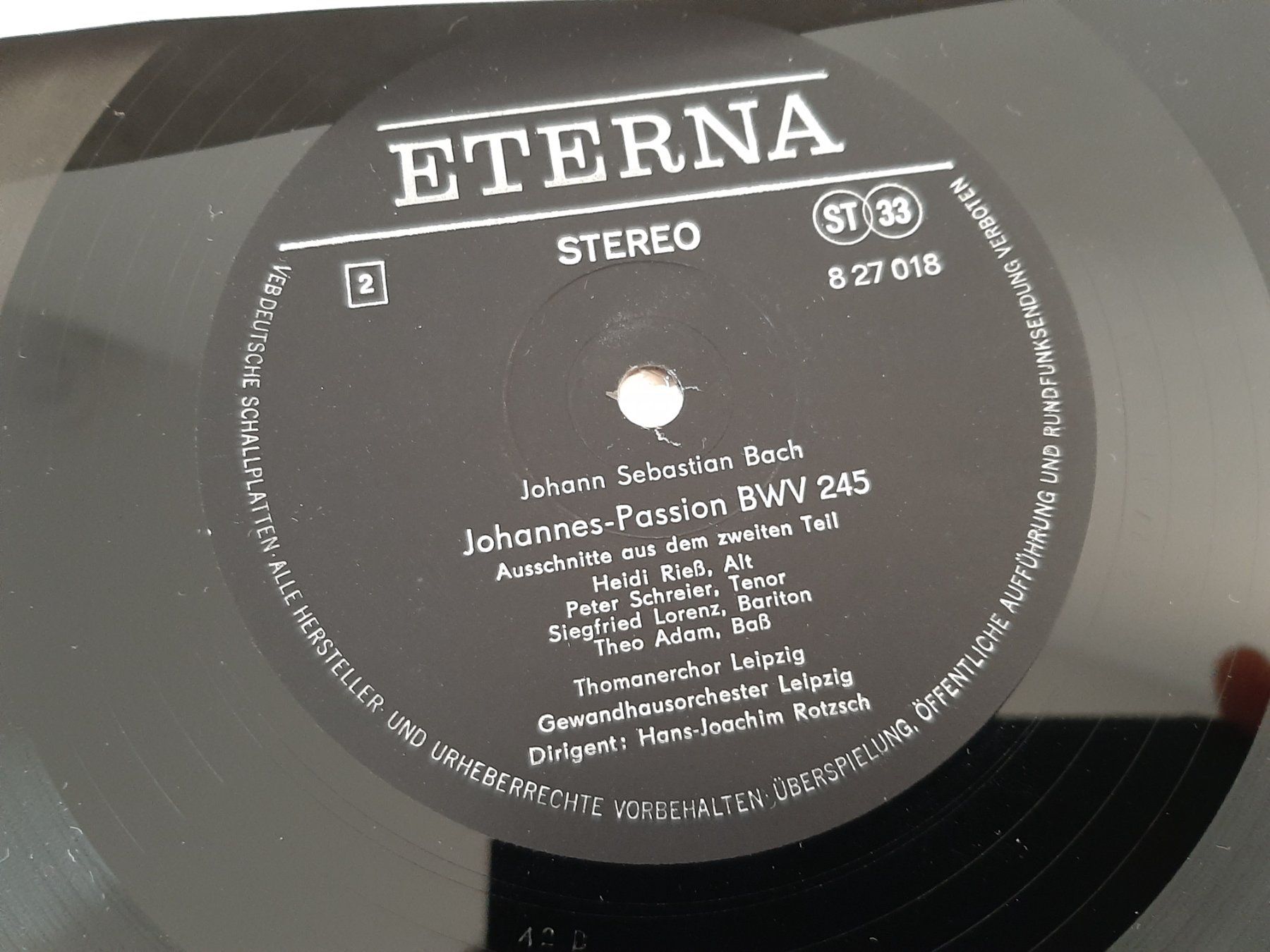 Dischi in vinile: Bach Johannes-Passion Schallplatte – Usato da Aarburg venduto da NDK 3