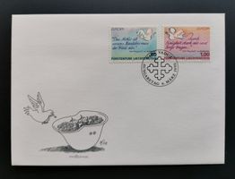 Liechtenstein FDC Serie Europa Marken, 1995