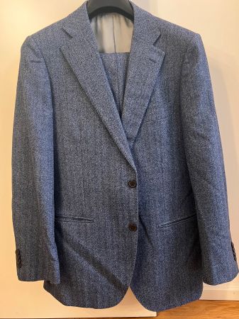 Suitsupply Lazio Anzug – Reine Wolle – Blau – Gr 52