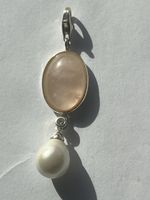 Thomas Sabo Charm Anhänger Rose Quartz, Süsswasserperle!