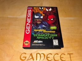 Spiderman Venom Separation Anxicty Sega Mega Drive Genesis