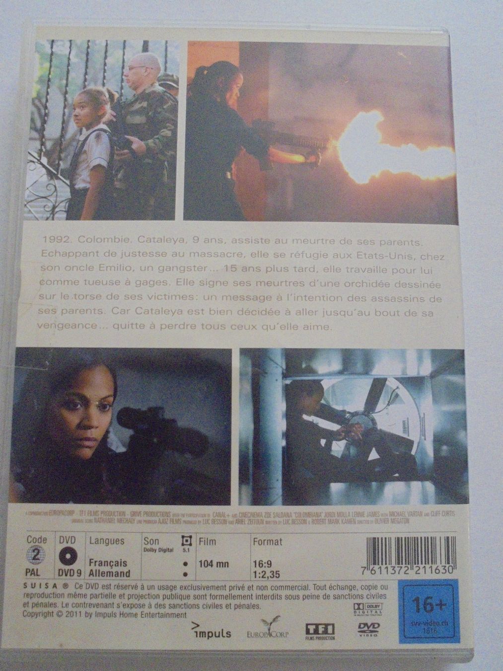 Tutti i DVDs: " Colombiana " DVD français / deutsch – Usato da Crissier venduto da Promopost 1
