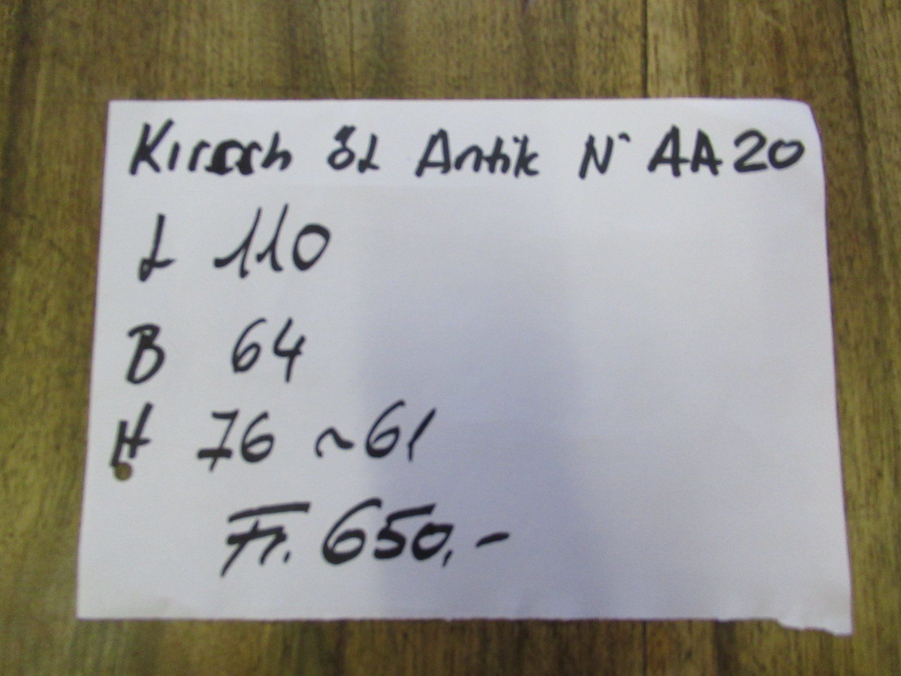 Tables: Antiker Tisch (Kirschbaum/110) – D'occasion à Berg SG par Pizza58 8