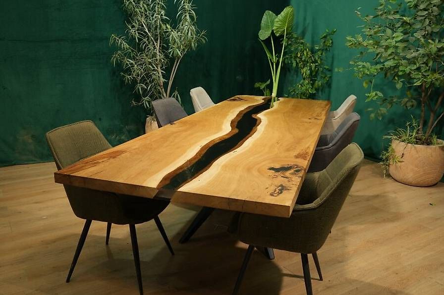 Toutes les décorations: Design trifft Natur - Dein Rivertable aus Eiche – D'occasion à Walchwil par Swissdesign_Haag
