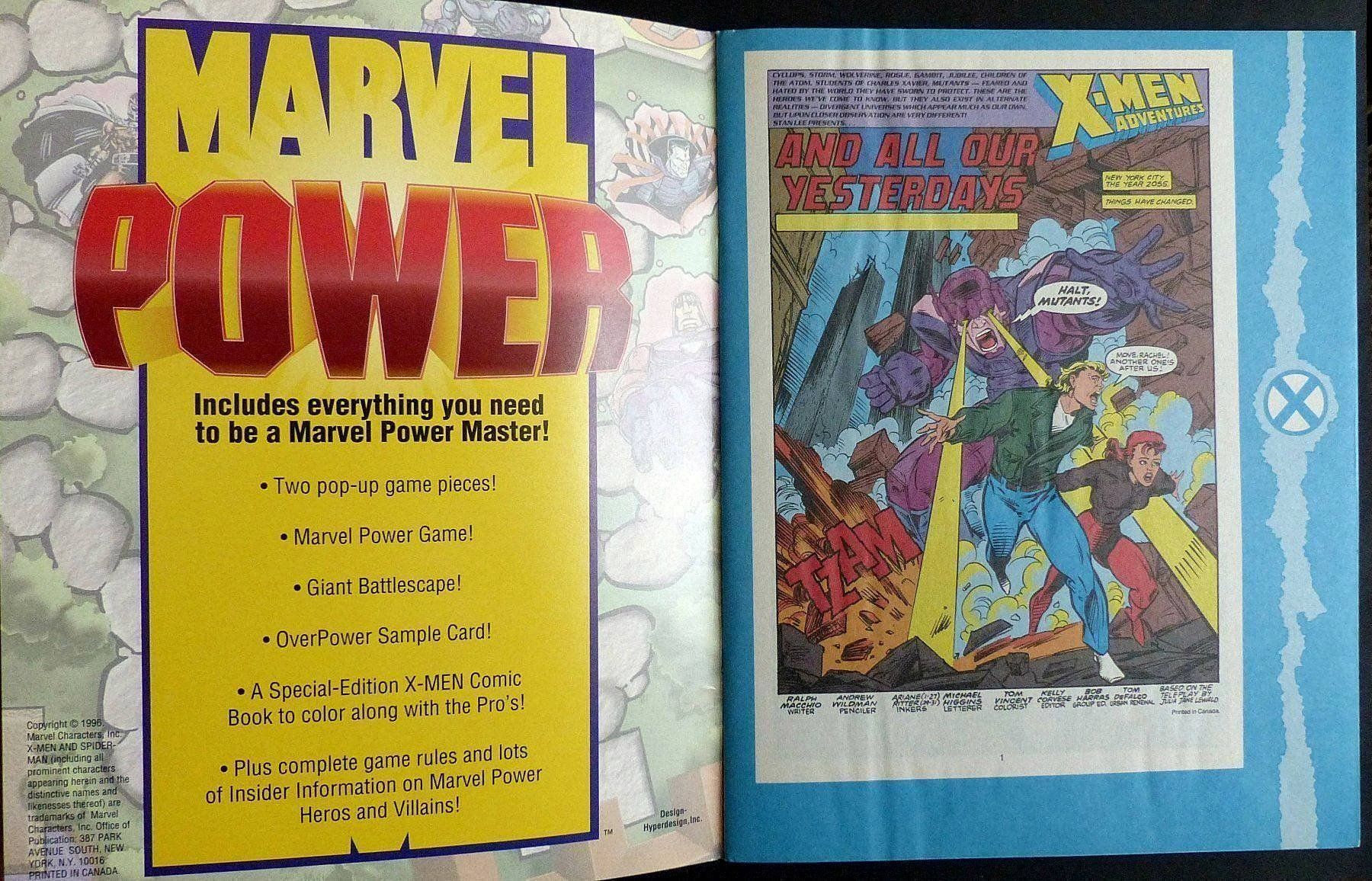 BD: SPIDER-MAN + X-MEN WOLVERINE PULL-OUT BOARD GAME COMIC 1996 – Neuf (Voir description) à Lugano par YouWantUS 7