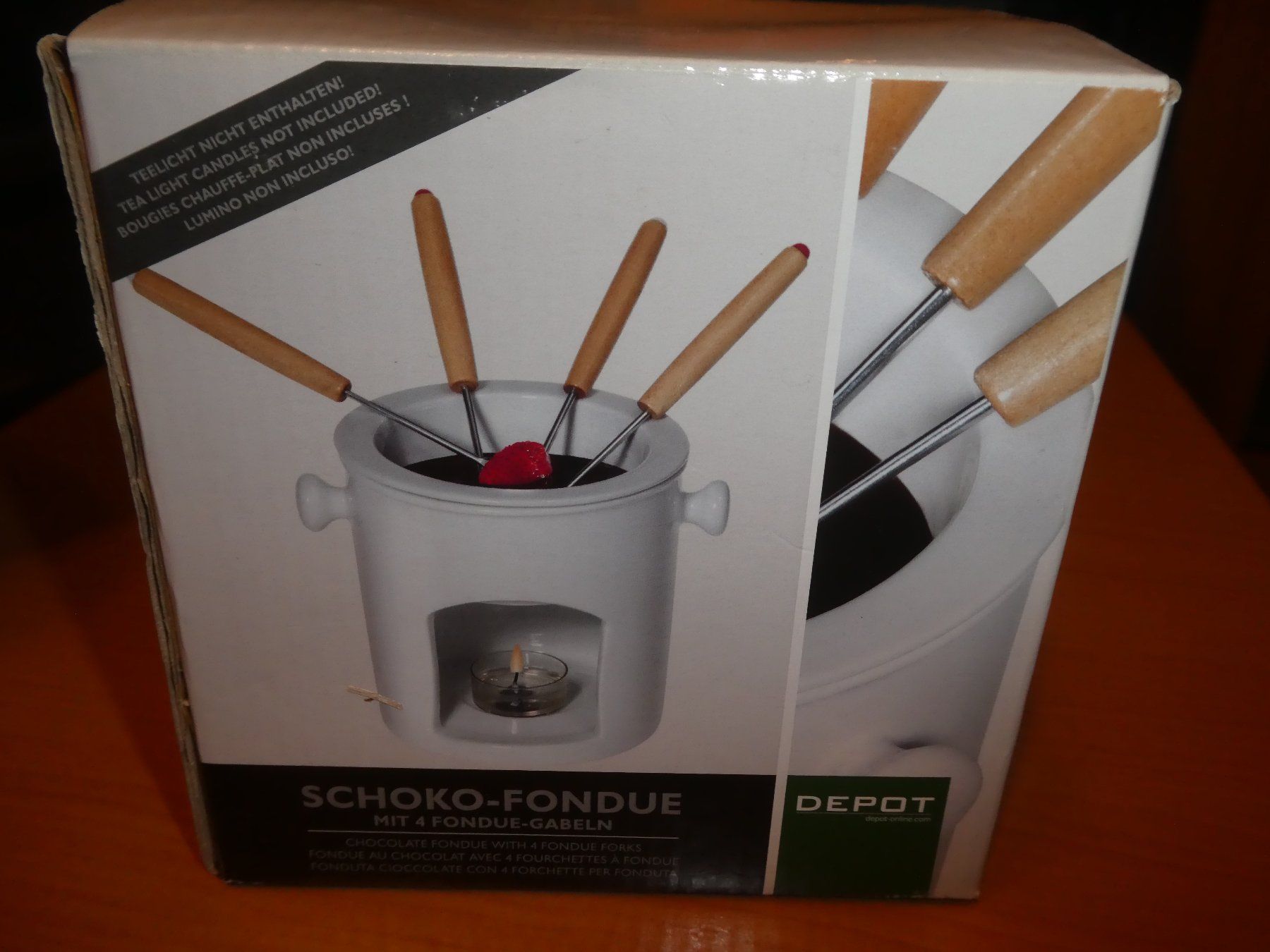 Set di piatti: Schoko-Fondue Set – Nuovo (secondo la descrizione) da Dinhard venduto da heidibei