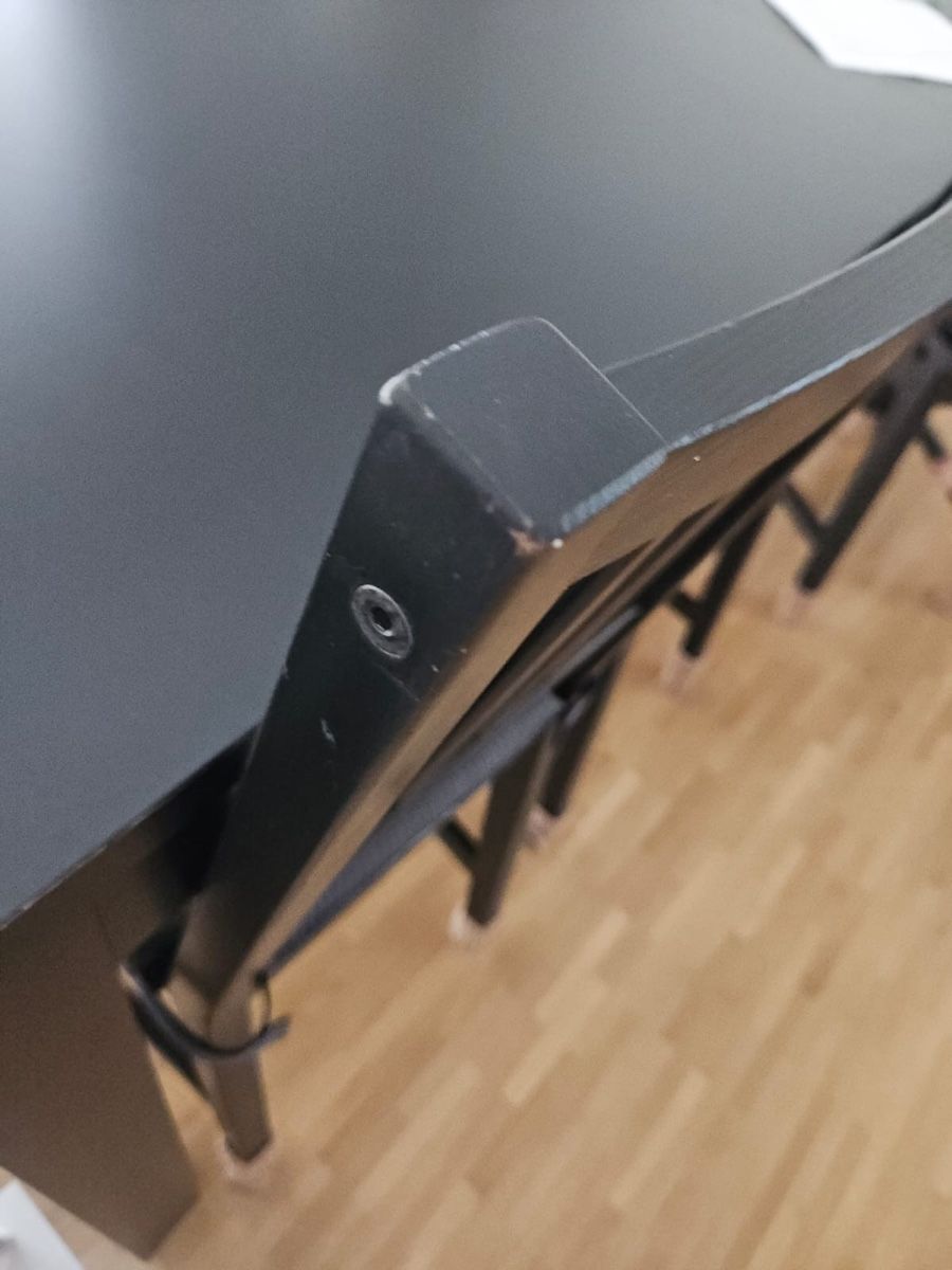 Ikea Set di tavolo e panche: Dining Table Set Black 175cmx95cm with 6 Chairs Used – Usato da Wettingen venduto da mor_mhh2 8