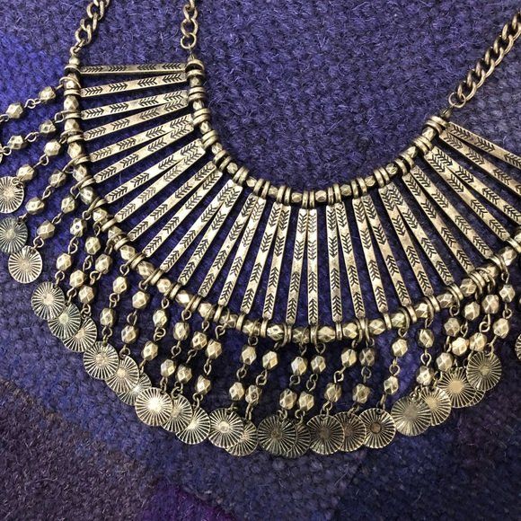 Ketten: Breite Designer Statement Kette im Boho Stil zu Free People – Gebraucht aus St. Gallen von Hereplaysmusic