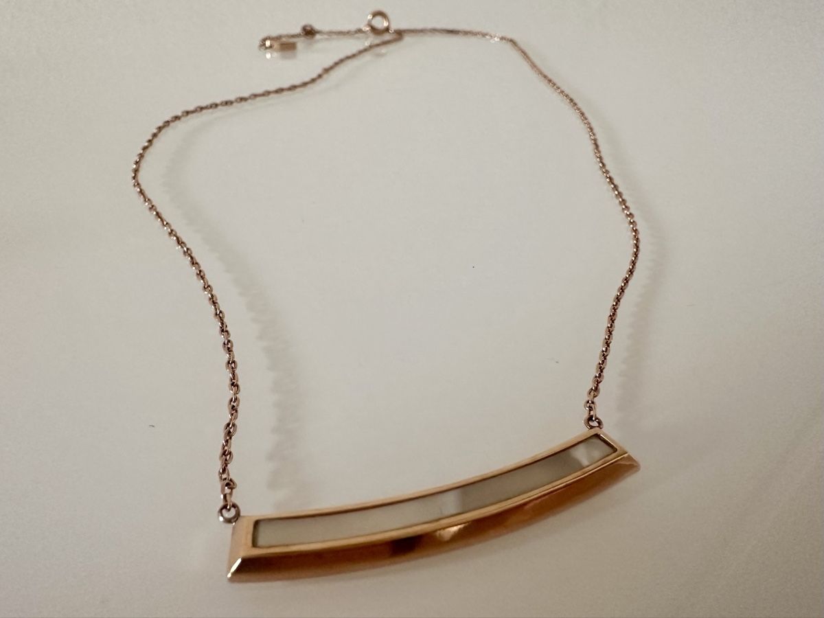 Fossil Ketten: Fossil, Collier, Rosegold mit Perlmutt, neuwertig – Neu (gemäss Beschreibung) aus Zürich von anouk_8008