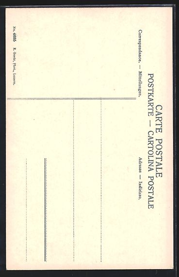 Cartoline postali: Wassen, Ortsansicht mit Kirche und die W – Usato da Berlin venduto da bartko-reher 1