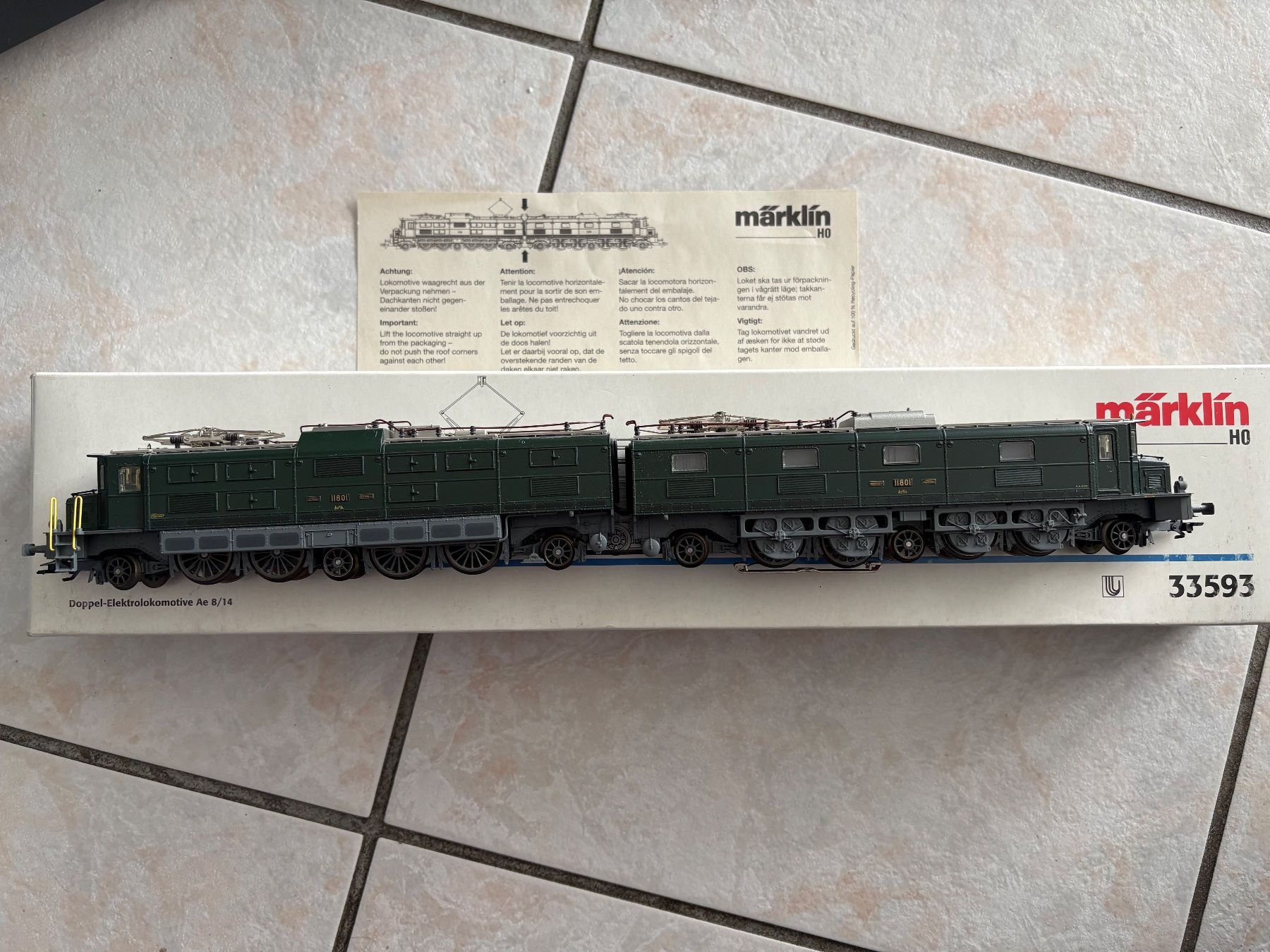Märklin Modellini di ferrovie: Marklin 33593 Elok Ae 8/14 SBB Delta – Nuovo (secondo la descrizione) da Hauterive NE venduto da eriamch 2