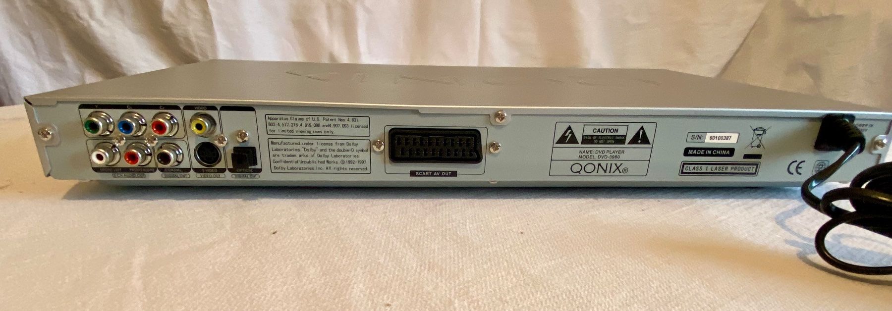 Lettore multimediale & Streamer: DVD/CD Player Qonix DVD 3980 neu – Nuovo e nell'imballaggio originale da St. Gallen venduto da cibello 1