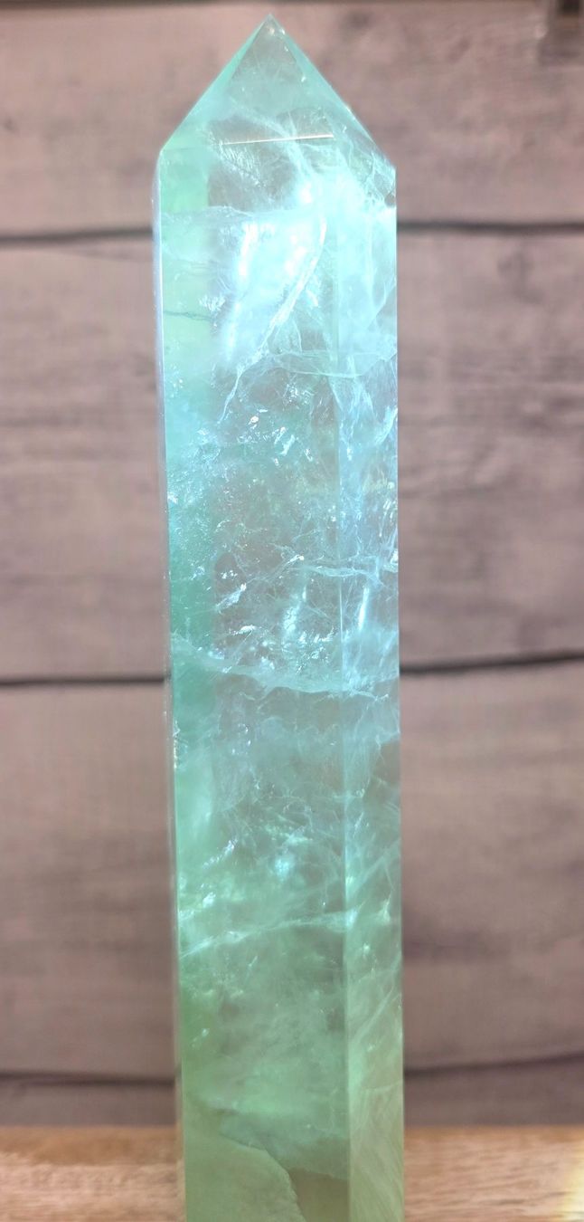 Minerali & Pietre curative: Schöner Fluorit Obelisk752g – Nuovo e nell'imballaggio originale da Matzingen venduto da Shay_Crystalz 2