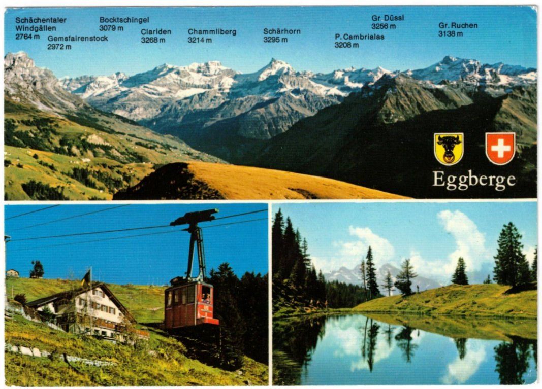 Ansichtskarten: Altdorf - 3 Bild AK Eggberge – Gebraucht aus Binningen von Mountainrider