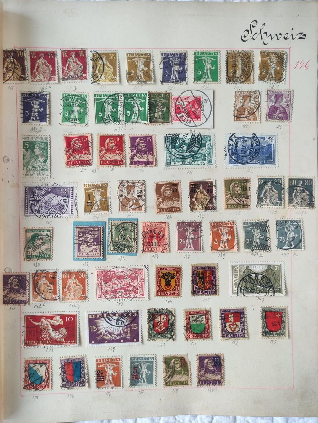 Alle Briefmarken: Schweizer Briefmarken – Gebraucht aus St. Gallen von Pintador 5