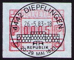 ATM 6_4442 DIEPFLINGEN__26.5.83_Werbestempel K905__ERSTTAG !