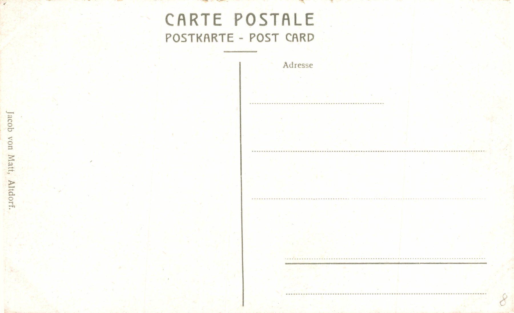 Cartoline postali: Altdorf (Uri) – Usato da Bronschhofen venduto da Astore 1