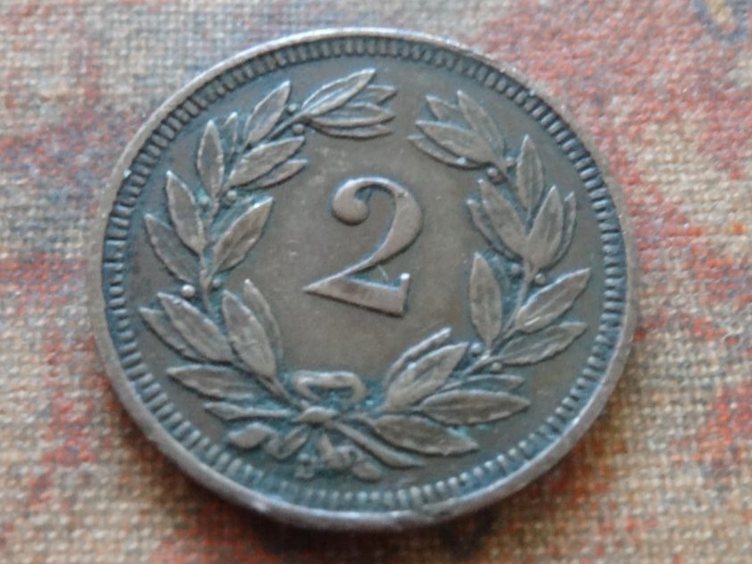 Tutti le monete: 2 Rp. 1904 – Usato da Romanel-sur-Lausanne venduto da Swift13 1