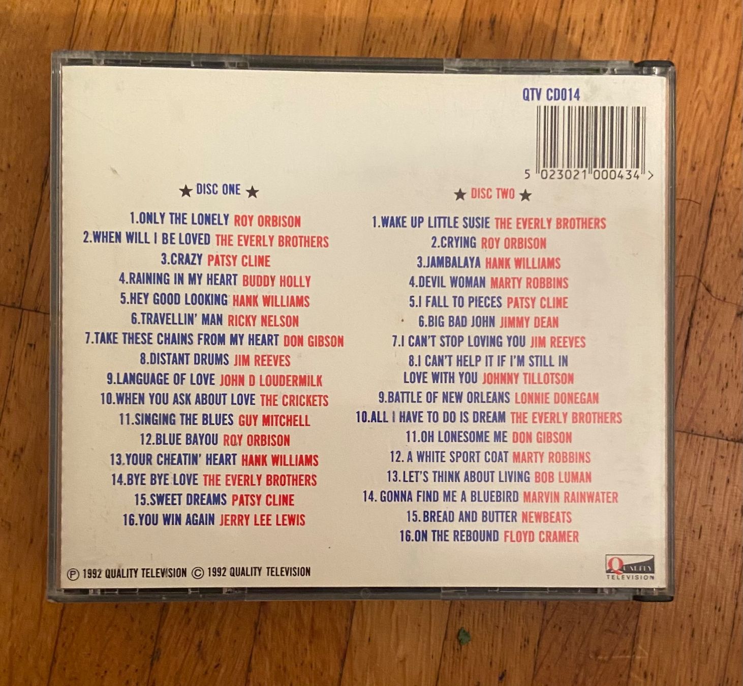 CDs: 2 CDs THE NASHVILLE DREAM Country Roy Orbison • Patsy Cline – Gebraucht aus Luzern von Lycka 1