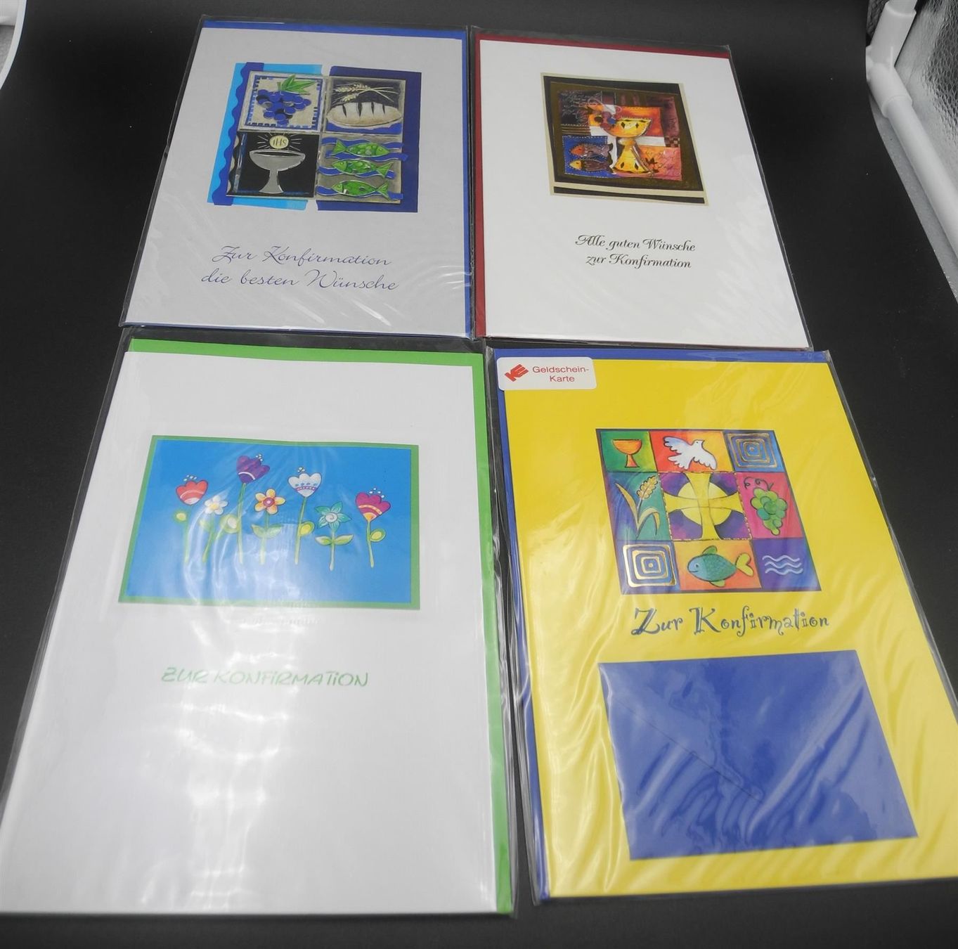 Cartoline: 4 Konfirmationskarten, Nr. 317 – Nuovo e nell'imballaggio originale da Kottwil venduto da Crazyrolf