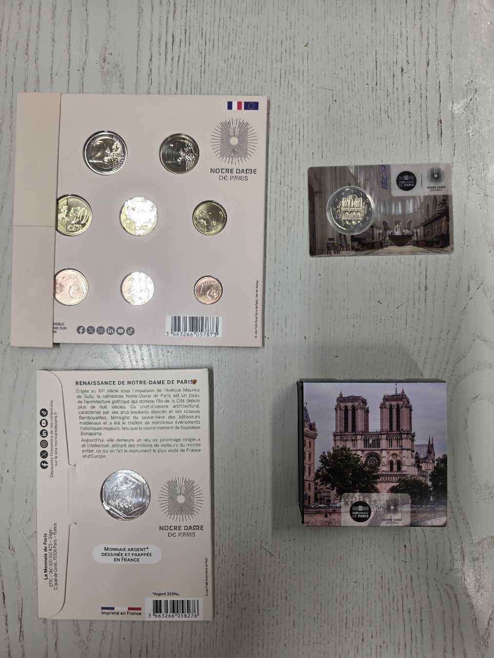 Tutti le monete: Monnaie Notre-Dame de Paris – Nuovo e nell'imballaggio originale da Plan-les-Ouates venduto da Bud-Spencer.1980 1