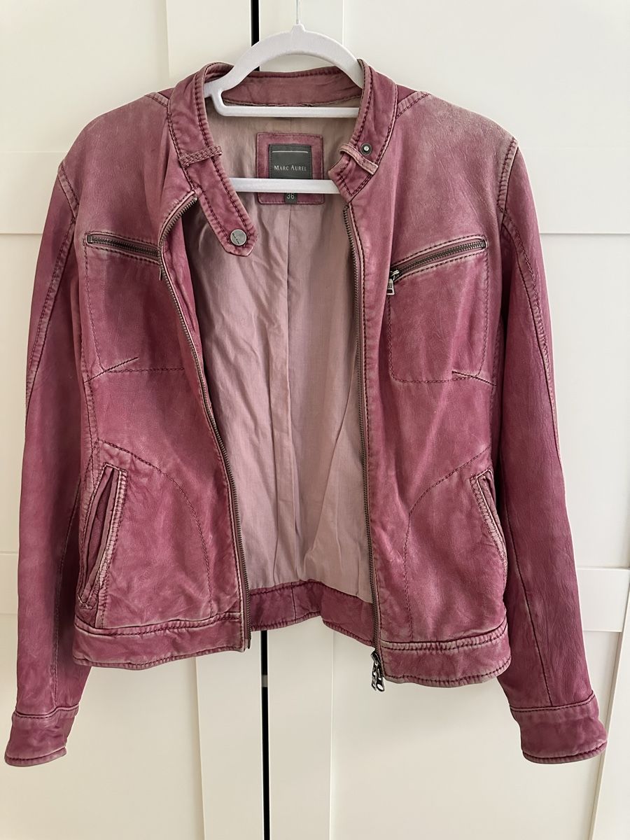 Giacche: Echt Lederjacke Damen Marc Aurel Bikerjacke – Usato da Zürich venduto da tmarina 1