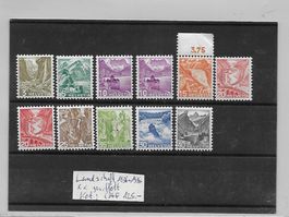 Landschaft 1936 - 1938 ** geriffelt Kat: CHF 125.-