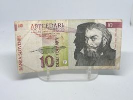 10 Tolarjev della Slovenia (anno 1992)