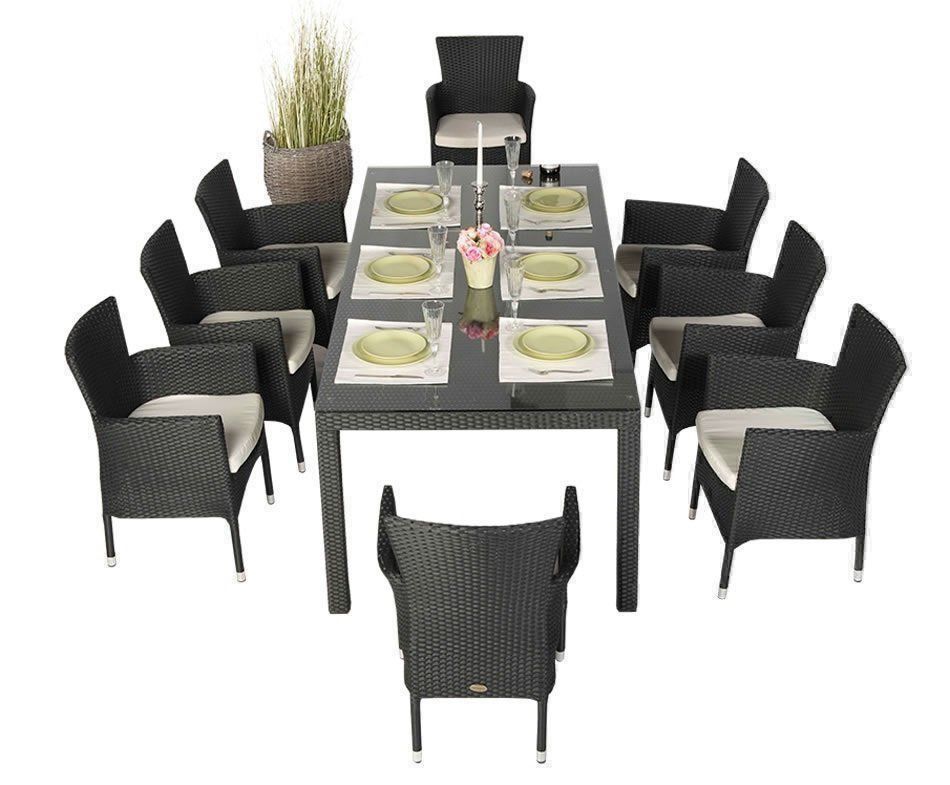Tavoli: RATTAN GARTENTISCH SET - RATTANTISCH – Nuovo e nell'imballaggio originale da Bern venduto da rattan-lounge 2