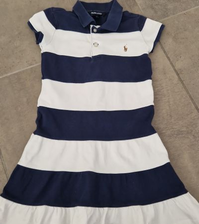 Kleid Polo Ralph Lauren gestreift Grösse 6 (ca 110/116)