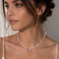SÜSSWASSER Choker Collier Halskette Seestern Halsschmuck neu