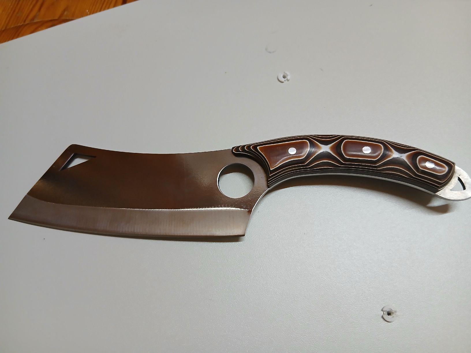 Accessoires: Hackmesser mit Lederscheide braun , neu – Neuf avec emballage d'origine à Gränichen par isa_ybq9 1